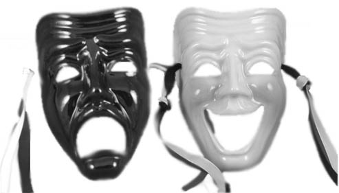 masks b&w